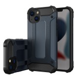 Hurtel Hybrid Armor case for iPhone 14 Plus armored hybrid cover blue
