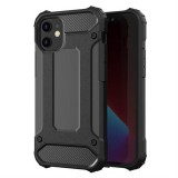 Hurtel hybrid Armor tok Kemény tok iPhone 12 Pro Max fekete telefontok