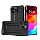 Hurtel iPhone 15 Pro Max hibrid Armor tok - fekete