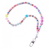 Hurtel Lanyard for keys, pendant, string beads, pattern 1
