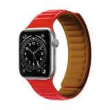Hurtel Mágneses szíj Watch Watch 7 41mm mágneses szalag karkötő karperec Bangle Red tok