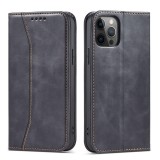 Hurtel Magnet Fancy Case tok iPhone 12 Pro Max tok pénztárca kártyatartó fekete