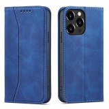Hurtel Magnet Fancy Case tok iPhone 13 Pro tok kártya pénztárca kártya állvány kék