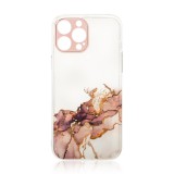 Hurtel Marble tok Samsung Galaxy A12 gél tok Marble barna Marble borításhoz