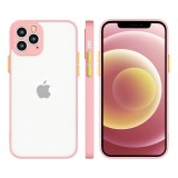 Hurtel Milky tok szilikon rugalmas áttetsző tok Samsung Galaxy A42 5G rózsaszín