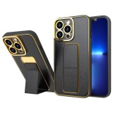 Hurtel New Kickstand tok iPhone 12 tok állvánnyal fekete