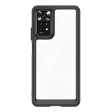 Hurtel Outer Space Case Xiaomi Poco M4 Pro 5G tok rugalmas kerettel fekete