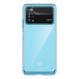 Hurtel Outer Space tok Xiaomi Poco X4 Pro 5G tok rugalmas kerettel kék