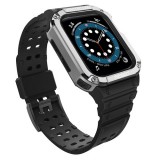 Hurtel Protect Strap Band Band with Case for Apple Watch 7 / SE (41/40 / 38mm) Case Armored Watch Cover Black