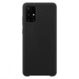 Hurtel Silicone Case Soft Flexible Rubber Cover for Samsung Galaxy A72 4G black