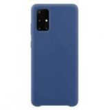 Hurtel Silicone Case Soft Flexible Rubber Cover for Samsung Galaxy S21 Ultra 5G dark blue