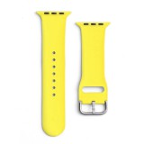 Hurtel Silicone Strap APS Silicone Watch Band 8/7/6/5/4/3/2 / SE (41/40 / 38mm) Strap Watchband Yellow