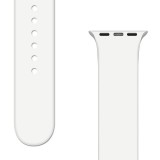 Hurtel Silicone Strap APS Silicone Watch Band Ultra / 8/7/6/5/4/3/2 / SE (45/44 / 42mm) Strap Watchband White