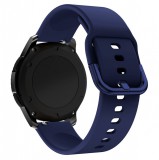 Hurtel Silicone Strap TYS smartwatch band for watches universal 20mm dark blue