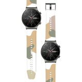 Hurtel Strap Moro Csereszíj Huawei Watch GT2 Pro csereszíj Camo fekete (7) tok
