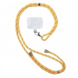Hurtel Stylish cord lanyard with an inlay for the phone of the keys, pattern 2