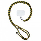 Hurtel Stylish cord lanyard with inlay for the phone keys, pattern 9