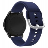 Hurtel Szilikon szíj TYS smartwatch szalag okosórákhoz univerzális 22mm sötétkék