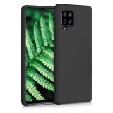 Hurtel Szilikon tok lágy rugalmas szilikon tok Samsung Galaxy A42 5G fekete