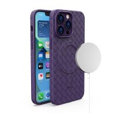 Hurtel Szövött tok iPhone 15 Pro Max - Lila