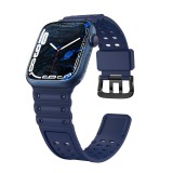 Hurtel Triple Protection csereszíj Apple Watch SE, 9, 8, 7, 6, 5, 4, 3, 2, 1 (41, 40, 38 mm) tengerészkék