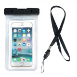 Hurtel Waterproof pouch phone bag for swimming pool transparent
