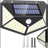Hurtnet 100 LED-es Mozgásérzékelős, napelemes LED lampa, HT