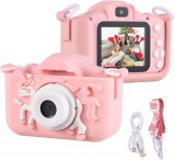 Hurtnet Játék Digitális fényképezőgép gyerekeknek, unikornis, rózsaszín