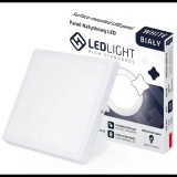 Hurtnet LED mennyezeti panel, felületre szerelt, nem villogó, CCD, meleg fehér, 24W