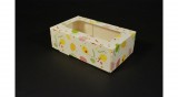 Húsvéti egyben fedeles papír süteményes doboz 12,5x21x7 cm