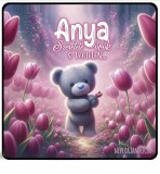 Hűtőmágnes, Anyák napja, Anya szeretete, tulipánok