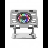 Huzaro HZ-HOLD 4.0 RGB 17" Laptop hűtőpad - Ezüst (HZ-HOLD 4.0 RGB)