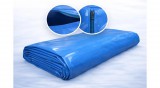 Huzat leérkező szőnyeghez 400x140x20 cm PVC műbőr kék - PRO-Sport