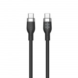 Hyper USB-C apa - USB-C apa Adat- és töltőkábel 240W 2m - Fekete (HJ4002BKGL)