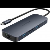 HyperDrive EcoSmart Gen.2 Dual HDMI USB-C 11-in-1 hub 140W PD3.1 Pass-thru 140W (HY-HD4006GL)