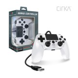 Hyperkin Cirka Nuforce vezetékes kontroller (PS4, PC, Mac, fehér)
