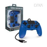 Hyperkin Cirka Nuforce vezetékes kontroller (PS4, PC, Mac kompatibilis, kék)