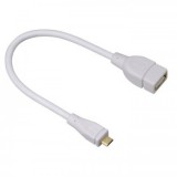 Hama USB 2.0 micro B - A m/f USB kábel 0,15 M USB A Micro-USB B Fehér