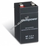 Helyettesítő akku digitális mérleg (Multipower) típus MP4,5-4