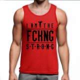 I am the fckng strong (piros trikó)