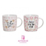 I love bögre szett rözsaszín