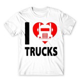 I love trucks - férfi póló