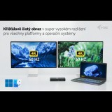 i-tec CAINTGDUAL4KDOCPD dokkoló állomás és port replikátor Vezetékes USB 3.2 Gen 1 (3.1 Gen 1) Type-C Fekete (CAINTGDUAL4KDOCPD)