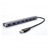 i-tec Metal USB 3.0 Hub 7 port fekete (U3HUB778) (U3HUB778)