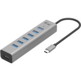 i-tec Metal USB 3.2 HUB 7 portos (C31HUBMETAL703) (C31HUBMETAL703)