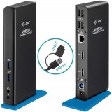 i-tec U3DUALHDMIDOCK dokkoló állomás és port replikátor Vezetékes USB 3.2 Gen 1 (3.1 Gen 1) Type-A Fekete (U3DUALHDMIDOCK)