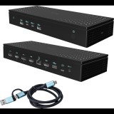 I-TEC UNIVERSAL 5X 4K DISPLAY DOCKING STATION PW DELIVERY 100W (CA5MONITORDOCKPD)