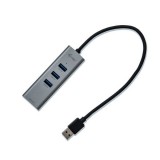 i-tec USB 3.0 Metal 3 port HUB Gigabit Ethernet (U3METALG3HUB) (U3METALG3HUB)