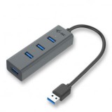 i-tec USB 3.0 Metal 4 port HUB 4x USB 3.0 passive (U3HUBMETAL403)