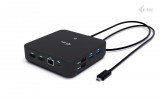 I-TEC USB-C DP Dual HDMI Docking Station with Power Delivery 100W C31TRIPLEVIDEODPPRO